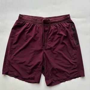 Ten thousand shorts 7 inseam maroon size medium the session shorts with liner